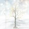 Pre-lit White Twig Birch Tree - Battery Powered Christmas Holiday Decor - 2 Ft